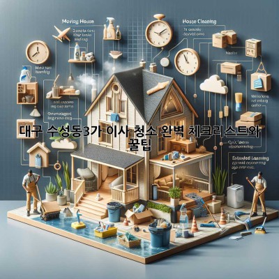 대구 수성동3가 이사 청소: 완벽 체크리스트와 꿀팁!