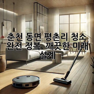 춘천 동면 평촌리 청소 완전 정복! ✨ 깨끗한 미래 설계 🏡
