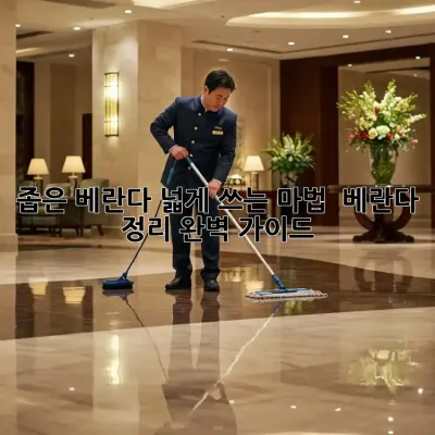 좁은 베란다, 넓게 쓰는 마법! ✨ 베란다 정리 완벽 가이드