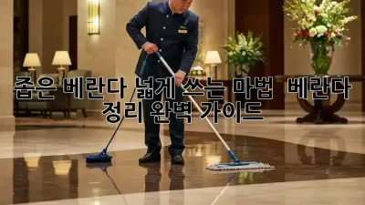 좁은 베란다, 넓게 쓰는 마법! ✨ 베란다 정리 완벽 가이드