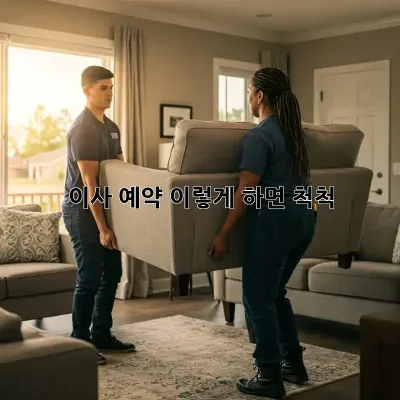 이사 예약, 이렇게 하면 척척! 💯